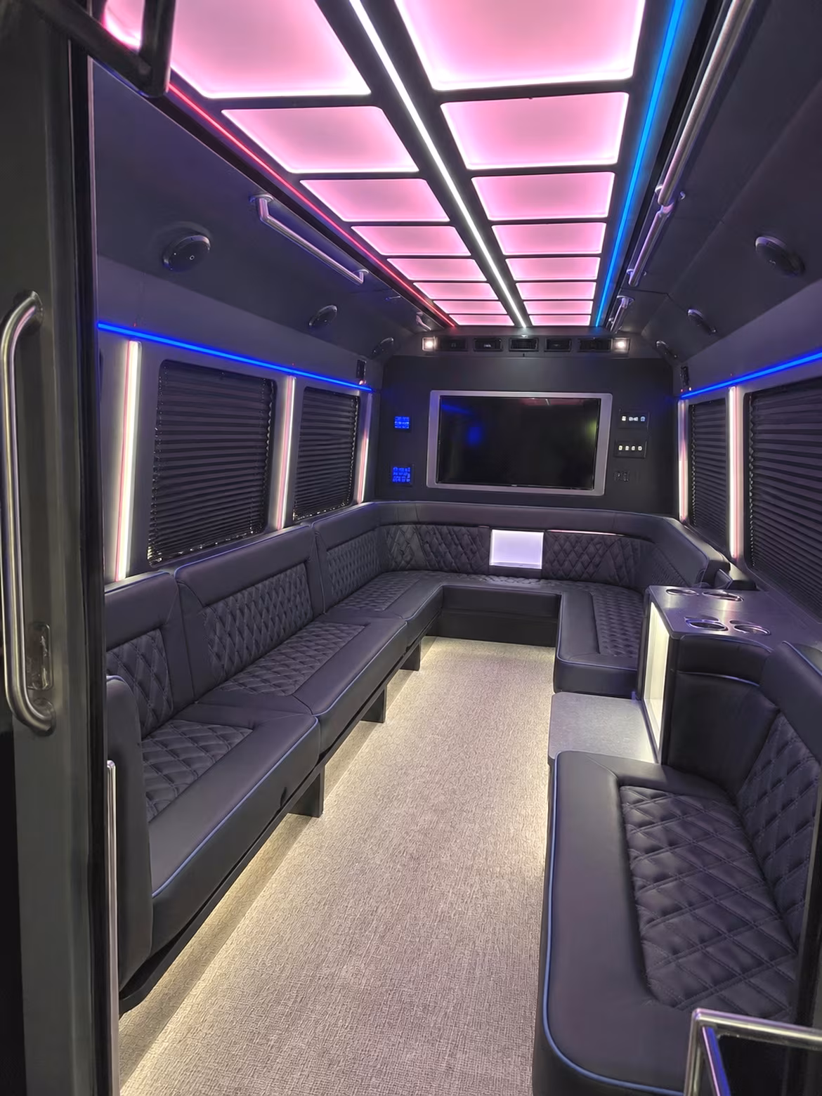 columbus prom party buses with led lights sound systems more
